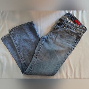 Ladies X2 Bootcut Jeans Low Rise Sz 8 Short